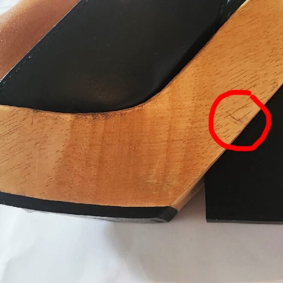 Pierre Hardy Black and Brown Wedge Heels - Picture 7 of 8